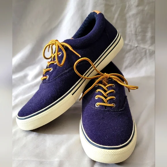 Men 🐎🐎Men\'s Sperry Blue Wool Striper Storm II CVO🐎🐎 Size: 11 main image 1